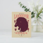 House Lannister - Hear me Roar Briefkaart (Staand voorkant)