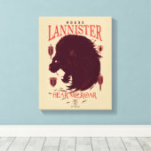 House Lannister - Hear me Roar Canvas Afdruk (Insitu (Houten vloer))