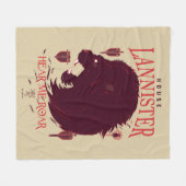 House Lannister - Hear me Roar Fleece Deken (Voorkant (Horizontaal))