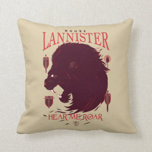 House Lannister - Hear me Roar Kussen