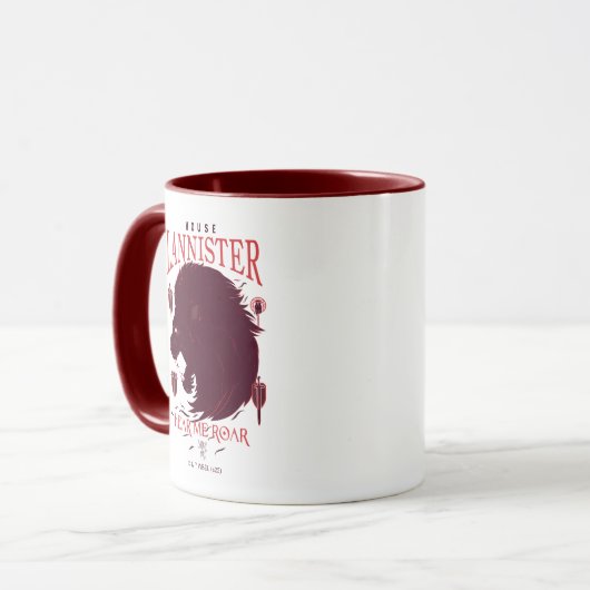 House Lannister - Hear me Roar Mok (Voorkant links)