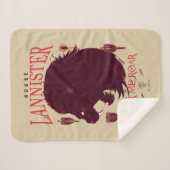 House Lannister - Hear Me Roar Sherpa Deken (Voorkant (horizontaal))