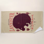 House Lannister - Hear me Roar Strandlaken (Voorkant)