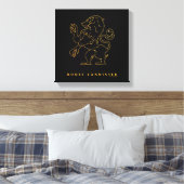 House Lannister Icon Canvas Afdruk (Insitu (Slaapkamer))