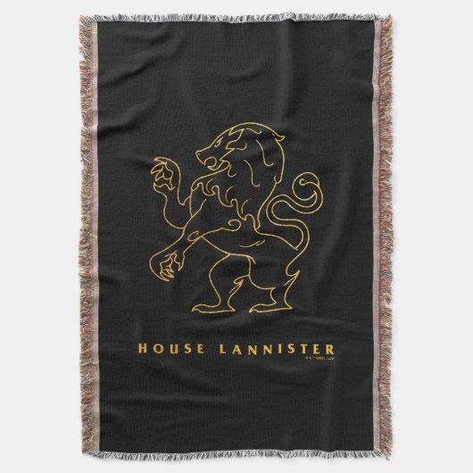 House Lannister Icon Deken (Voorkant Verticaal)