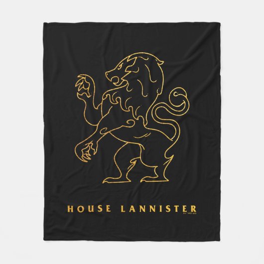 House Lannister Icon Fleece Deken (Voorkant)