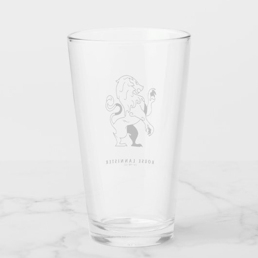 House Lannister Icon Glas (Achterkant)