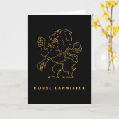 House Lannister Icon Kaart (Gele Bloem)