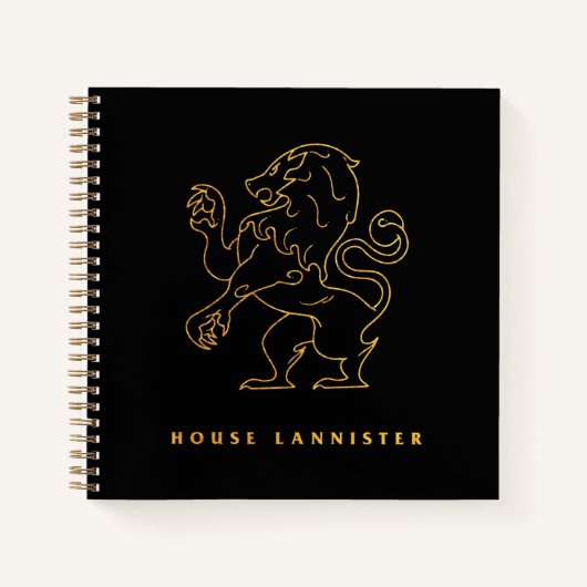 House Lannister Icon Notitieboek (Voorkant)