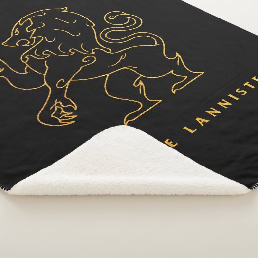House Lannister Icon Sherpa Deken (3/4)