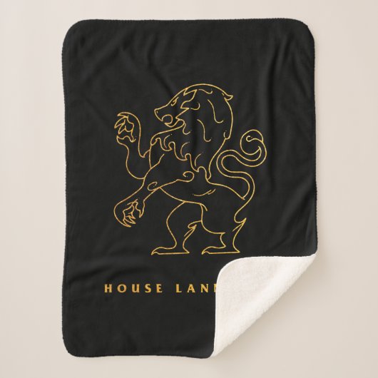 House Lannister Icon Sherpa Deken (Voorkant)