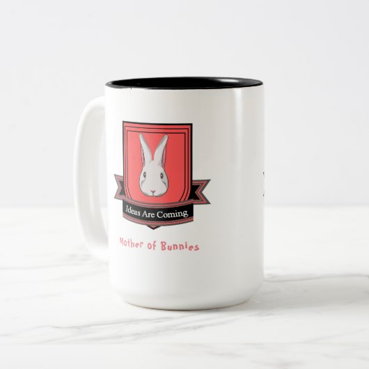House Lapin Moeder Bunnies Coffee Mok (Voorkant links)