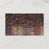 House Logo | Houten borden en vuil Visitekaartje (Achterkant)