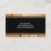 House Logo | Houtkorrels Visitekaartje (Achterkant)