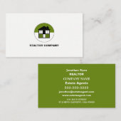 House Logo, Realtor, Estate Agent Visitekaartje (Voorkant / Achterkant)