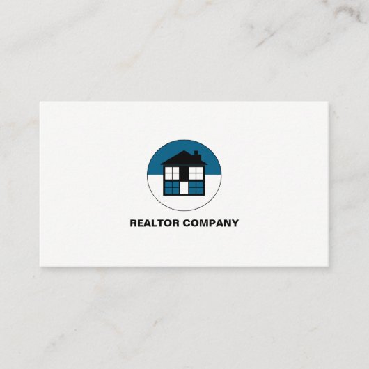 House Logo, Realtor, Estate Agent Visitekaartje (Voorkant)