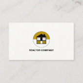 House Logo, Realtor, Estate Agent Visitekaartje (Voorkant)
