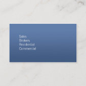 House Market Visitekaartje (Achterkant)