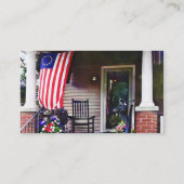 House met Betsy Ross Flag Visitekaartje (Achterkant)
