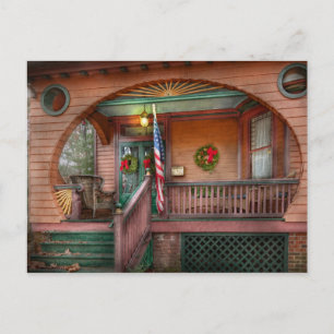 House - Metuchen, NJ - Die yule getide spirit Briefkaart