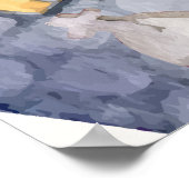 House Moon Witch Baby shower Welkomstbord Poster (Hoek)