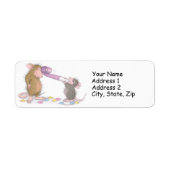 House-Mouse Design® Adresetiketten Etiket (Voorkant)