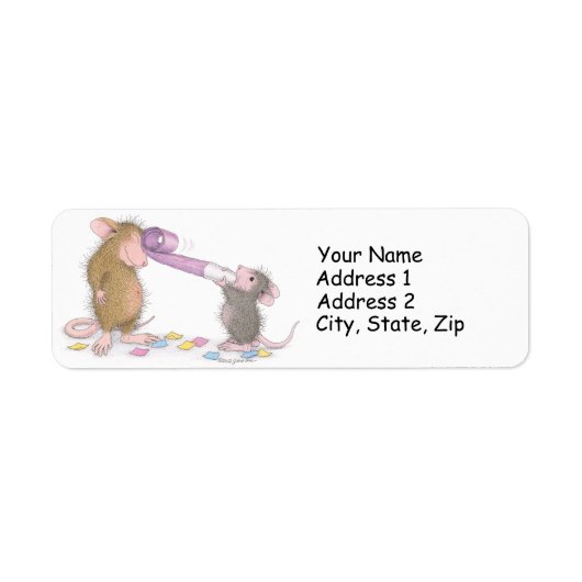 House-Mouse Design® Adresetiketten Etiket (Voorkant)