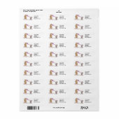 House-Mouse Design® Adresetiketten Etiket (Full Sheet)
