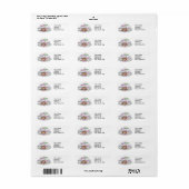 House-Mouse Design® Adresetiketten Etiket (Full Sheet)