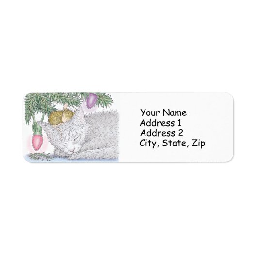 House-Mouse Design® Adresetiketten Etiket (Voorkant)