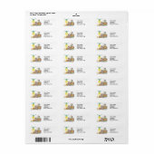 House-Mouse Design® Adresetiketten Etiket (Full Sheet)