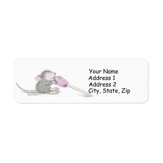 House-Mouse Design® Adresetiketten Etiket (Voorkant)