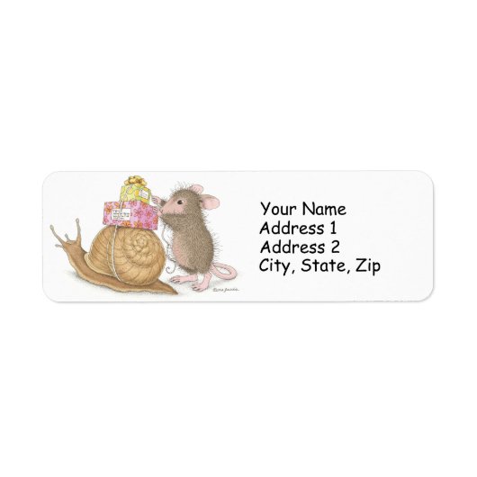 House-Mouse Design® Adresetiketten Etiket (Voorkant)