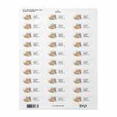 House-Mouse Design® Adresetiketten Etiket (Full Sheet)