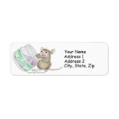 House-Mouse Design® Adresetiketten Etiket (Voorkant)