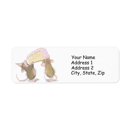 House-Mouse Design® Adresetiketten Etiket (Voorkant)