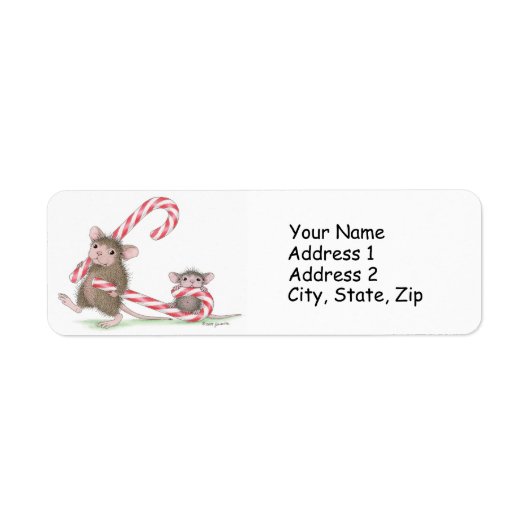 House-Mouse Design® Adresetiketten Etiket (Voorkant)