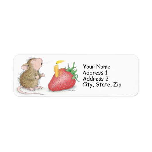 House-Mouse Design® Adresetiketten Etiket (Voorkant)