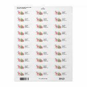 House-Mouse Design® Adresetiketten Etiket (Full Sheet)