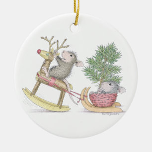 House-Mouse Design® - Baby's eerste kerst Keramisch Ornament