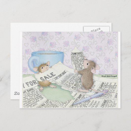 House-Mouse Design® - Briefkaart (Voorkant / Achterkant)