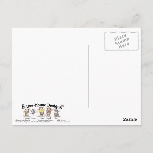 House-Mouse Design® - Briefkaart (Achterkant)