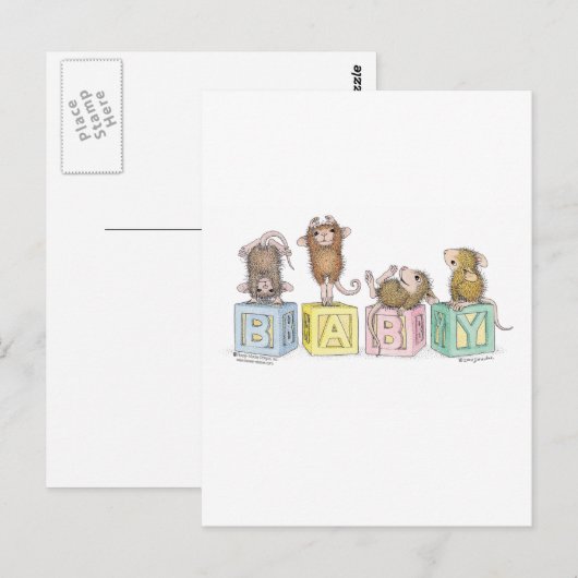 House-Mouse Design® Briefkaart (Voorkant / Achterkant)