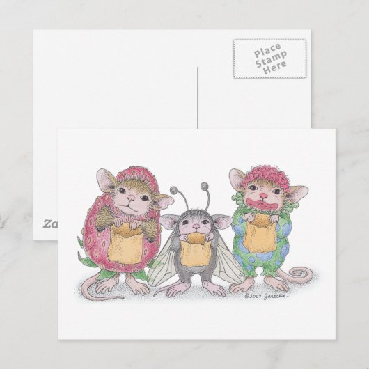 House-Mouse Design® - Briefkaart (Voorkant / Achterkant)
