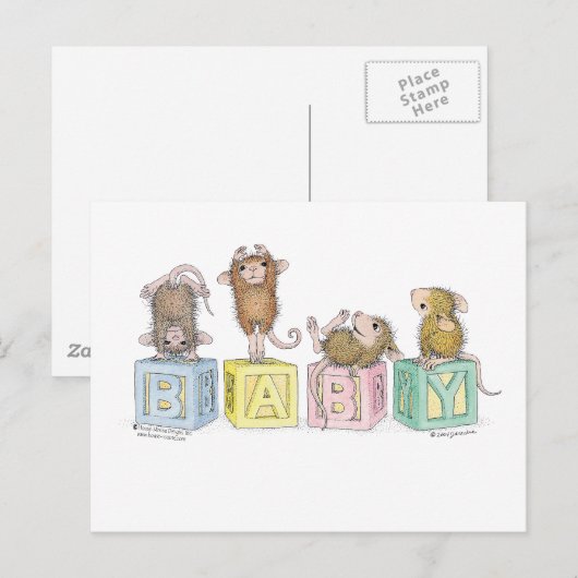 House-Mouse Design® Briefkaart (Voorkant / Achterkant)