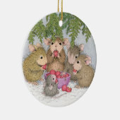 House-Mouse Design® - kerstversiering Keramisch Ornament (Rechts)