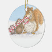 House-Mouse Design® - kerstversiering Keramisch Ornament (Links)