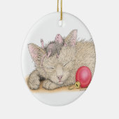 House-Mouse Design® - kerstversiering Keramisch Ornament (Rechts)
