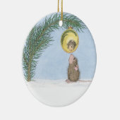 House-Mouse Design® - kerstversiering Keramisch Ornament (Rechts)