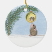 House-Mouse Design® - kerstversiering Keramisch Ornament (Voorkant)